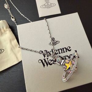 Vivienne Westwood Star Necklace in Silver